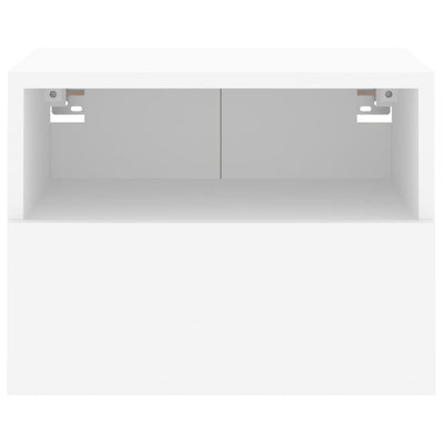 TV-seinäkaapit 2 kpl valkoinen 40x30x30 cm tekninen puu