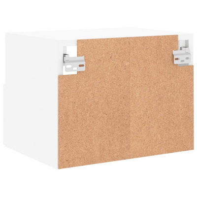 TV-seinäkaapit 2 kpl valkoinen 40x30x30 cm tekninen puu