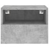 TV-seinäkaapit betoninharmaa 40x30x30 cm tekninen puu