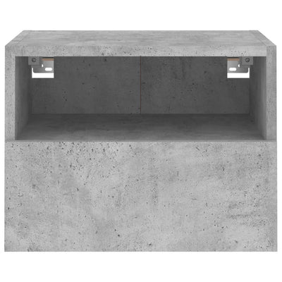 TV-seinäkaapit betoninharmaa 40x30x30 cm tekninen puu