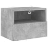 TV-seinäkaapit 2 kpl betoninharmaa 40x30x30 cm tekninen puu