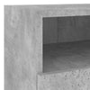 TV-seinäkaapit 2 kpl betoninharmaa 40x30x30 cm tekninen puu