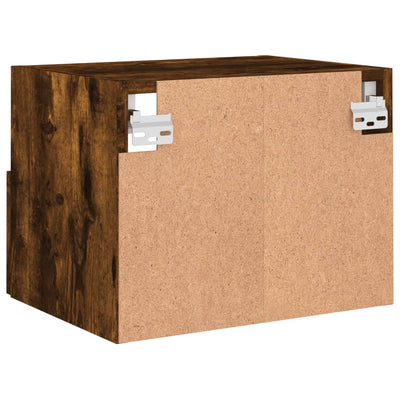 TV-seinäkaappi 2 kpl savutammi 40x30x30 cm tekninen puu
