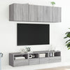 TV-seinäkaappi harmaa Sonoma 40x30x30 cm tekninen puu