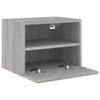 TV-seinäkaapit 2 kpl harmaa Sonoma 40x30x30 cm tekninen puu
