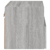 TV-seinäkaapit 2 kpl harmaa Sonoma 40x30x30 cm tekninen puu