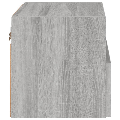 TV-seinäkaapit 2 kpl harmaa Sonoma 40x30x30 cm tekninen puu