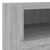 TV-seinäkaapit 2 kpl harmaa Sonoma 40x30x30 cm tekninen puu