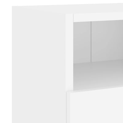 TV-seinäkaapit 2 kpl valkoinen 60x30x30 cm tekninen puu