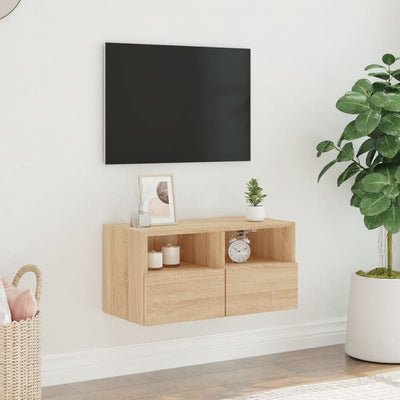 TV-seinäkaappi Sonoma-tammi 60x30x30 cm tekninen puu