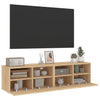 TV-seinäkaapit 2 kpl Sonoma-tammi 60x30x30 cm tekninen puu