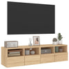 TV-seinäkaapit 2 kpl Sonoma-tammi 60x30x30 cm tekninen puu