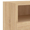TV-seinäkaapit 2 kpl Sonoma-tammi 60x30x30 cm tekninen puu