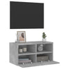 TV-seinäkaappi betoninharmaa 60x30x30 cm tekninen puu