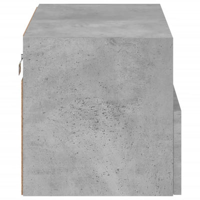 TV-seinäkaappi betoninharmaa 60x30x30 cm tekninen puu