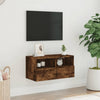 TV-seinäkaappi savutammi 60x30x30 cm tekninen puu