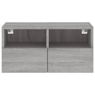 TV-seinäkaappi harmaa Sonoma 60x30x30 cm tekninen puu