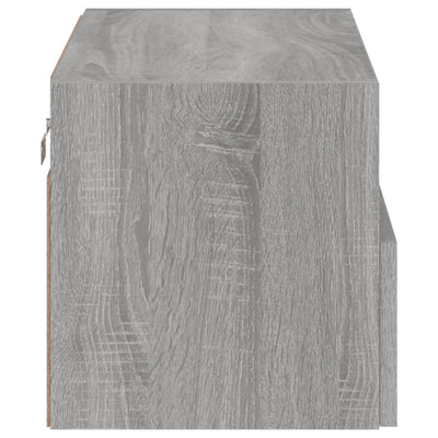 TV-seinäkaappi harmaa Sonoma 60x30x30 cm tekninen puu