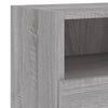 TV-seinäkaappi harmaa Sonoma 60x30x30 cm tekninen puu
