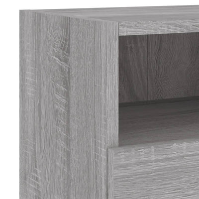 TV-seinäkaappi harmaa Sonoma 60x30x30 cm tekninen puu