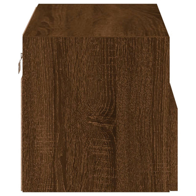 TV-seinäkaappi ruskea tammi 60x30x30 cm tekninen puu