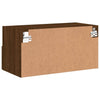 TV-seinäkaappi ruskea tammi 60x30x30 cm tekninen puu