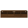 TV-seinäkaapit 2 kpl ruskea tammi 60x30x30 cm tekninen puu