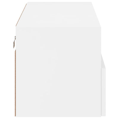 TV-seinäkaappi valkoinen 80x30x30 cm tekninen puu