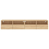 TV-seinäkaapit 2 kpl Sonoma-tammi 80x30x30 cm tekninen puu