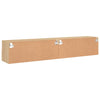 TV-seinäkaapit 2 kpl Sonoma-tammi 80x30x30 cm tekninen puu