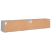 TV-seinäkaapit 2 kpl betoninharmaa 80x30x30 cm tekninen puu