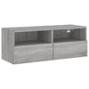 TV-seinäkaappi harmaa Sonoma 80x30x30 cm tekninen puu