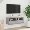 TV-seinäkaappi harmaa Sonoma 80x30x30 cm tekninen puu