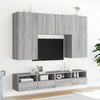 TV-seinäkaappi harmaa Sonoma 80x30x30 cm tekninen puu