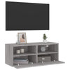 TV-seinäkaappi harmaa Sonoma 80x30x30 cm tekninen puu