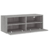 TV-seinäkaappi harmaa Sonoma 80x30x30 cm tekninen puu