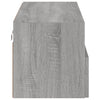 TV-seinäkaappi harmaa Sonoma 80x30x30 cm tekninen puu