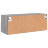 TV-seinäkaappi harmaa Sonoma 80x30x30 cm tekninen puu