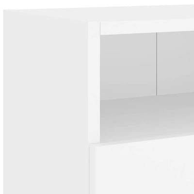 TV-seinäkaapit 2 kpl valkoinen 100x30x30 cm tekninen puu