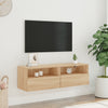 TV-seinäkaappi Sonoma-tammi 100x30x30 cm lastulevy