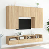 TV-seinäkaappi Sonoma-tammi 100x30x30 cm lastulevy