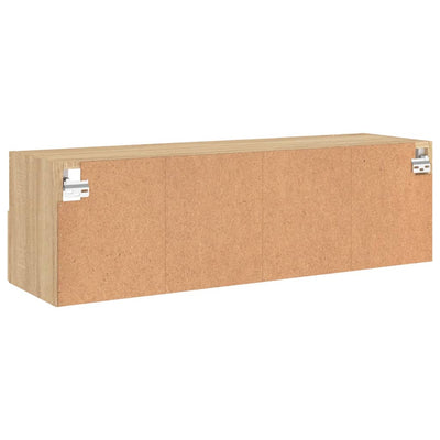 TV-seinäkaappi Sonoma-tammi 100x30x30 cm lastulevy