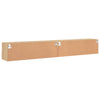 TV-seinäkaapit 2 kpl Sonoma-tammi 100x30x30 cm tekninen puu