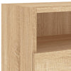 TV-seinäkaapit 2 kpl Sonoma-tammi 100x30x30 cm tekninen puu