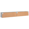 TV-seinäkaapit 2 kpl betoninharmaa 100x30x30 cm tekninen puu