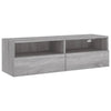 TV-seinäkaappi harmaa Sonoma 100x30x30 cm tekninen puu