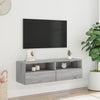 TV-seinäkaappi harmaa Sonoma 100x30x30 cm tekninen puu