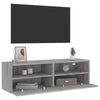 TV-seinäkaappi harmaa Sonoma 100x30x30 cm tekninen puu