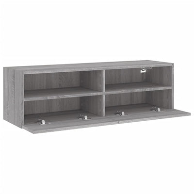 TV-seinäkaappi harmaa Sonoma 100x30x30 cm tekninen puu
