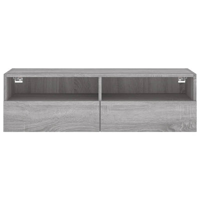 TV-seinäkaappi harmaa Sonoma 100x30x30 cm tekninen puu